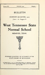 1925 March, West Tennessee State Teachers College bulletin