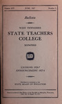 1927 June, West Tennessee State Teachers College bulletin