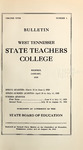 1929 January, West Tennessee State Teachers College bulletin