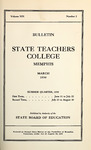 1930 March, West Tennessee State Teachers College bulletin