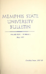 1957 May, Memphis State University bulletin
