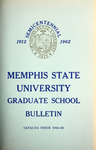 1962 September, Memphis State University bulletin
