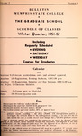 1951-1952 Winter, Memphis State College bulletin
