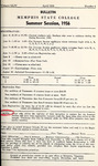 1956 April, Memphis State College bulletin
