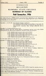 1956 August, Memphis State College bulletin