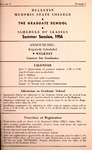 1956 Summer, Memphis State College bulletin