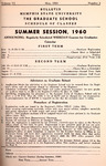 1960 May, Memphis State University bulletin