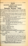 1962 April, Memphis State University bulletin