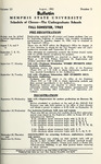 1962 August, Memphis State University bulletin