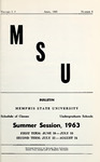 1963 April, Memphis State University bulletin