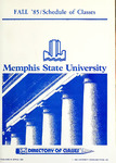 1985 Fall, Memphis State University schedule of classes