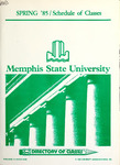 1985 Spring, Memphis State University schedule of classes