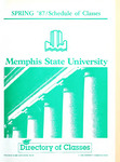 1987 Spring, Memphis State University schedule of classes
