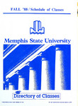 1988 Fall, Memphis State University schedule of classes