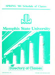 1988 Spring, Memphis State University schedule of classes