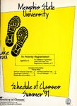 1991 Summer, Memphis State University schedule of classes