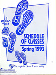 1993 Spring, Memphis State University schedule of classes