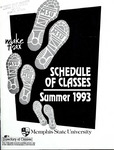 1993 Summer, Memphis State University schedule of classes