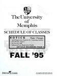 1995 Fall, University of Memphis schedule of classes