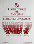 1996 Summer, University of Memphis schedule of classes