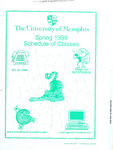 1999 Spring, University of Memphis schedule of classes