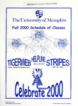2000 Fall, University of Memphis schedule of classes