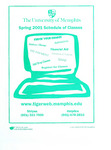 2001 Spring, University of Memphis schedule of classes