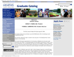 2009-2010, University of Memphis bulletin