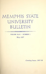 1957 May, Memphis State University bulletin