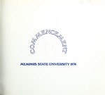 Memphis State University commencement, 1974 August. Program
