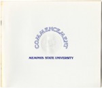 Memphis State University commencement, 1977 December. Program