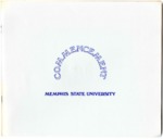 Memphis State University commencement, 1980 August. Program