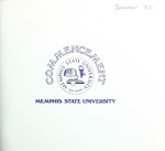 Memphis State University commencement, 1983 August. Program