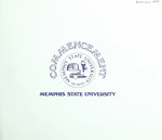 1984 August Memphis State University commencement program