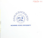 Memphis State University commencement, 1986 May. Program