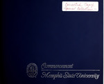 Memphis State University commencement, 1988 August. Program