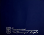 University of Memphis commencement, 2008 December. Program