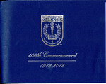 University of Memphis commencement, 2012 August. Program