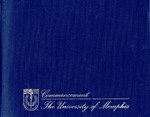 University of Memphis commencement, 2013 August. Program