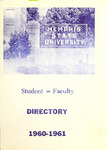 1960-1961 Memphis State College directory