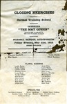 West Tennessee State Normal School Closing Exercises program, 1915