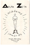 Memphis State College, Delta Zeta Academy Awards program, 1956